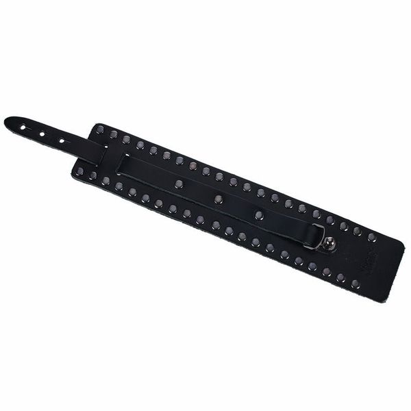 Bracelet médiator cuir noir